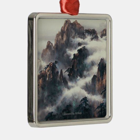 MT. HUANG SHAN METALEN ORNAMENT (Rechts)