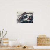 MT. HUANG SHAN POSTER (Keuken)