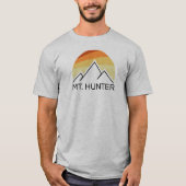 Mt. Hunter Alaska Retro T-shirt (Voorkant)