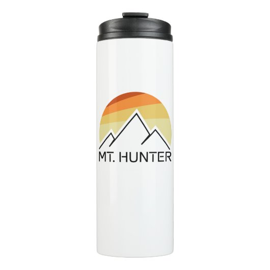 Mt. Hunter Alaska Retro Thermosbeker (Voorkant)