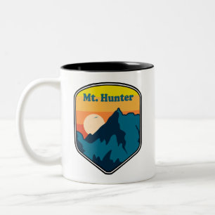 Mt. Hunter Alaska Zonsopgang Tweekleurige Koffiemok