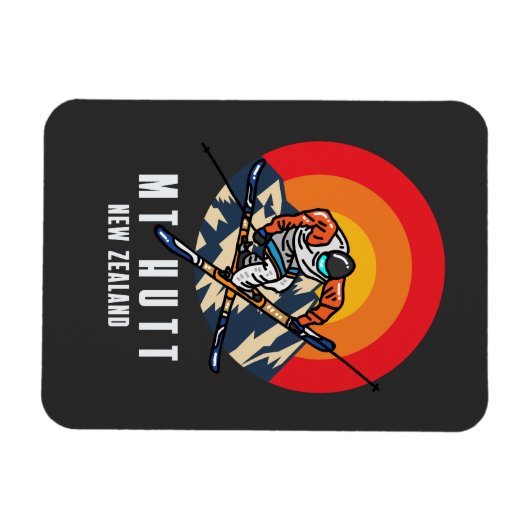 Mt Hutt Nieuw-Zeeland Magneet (Horizontaal)