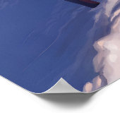 Mt Hutt Skigebied Reisposter Poster (Hoek)