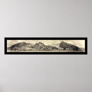 Mt Hyndman ID Foto 1911 Poster