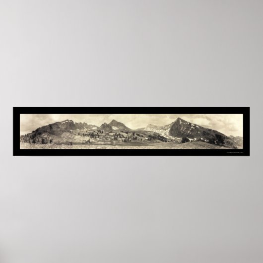 Mt Hyndman ID Foto 1911 Poster (Voorkant)