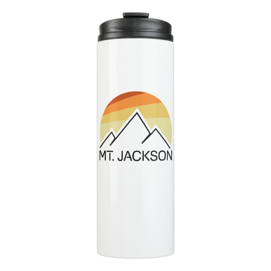 Mt. Jackson New Hampshire Retro Thermosbeker (Voorkant)