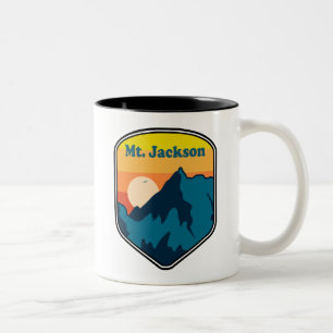 Mt. Jackson New Hampshire zonsopgang Tweekleurige Koffiemok