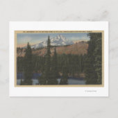 Mt. Jefferson, Oregon - Uitzicht van het meer van Briefkaart (Voorkant)