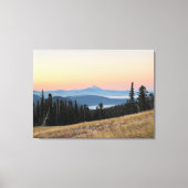 Mt Jefferson sunrise Canvas Afdruk (Voorkant)