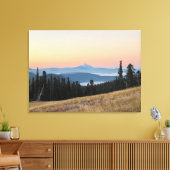 Mt Jefferson sunrise Canvas Afdruk (Insitu (Woonkamer))