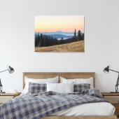 Mt Jefferson sunrise Canvas Afdruk (Insitu (Slaapkamer))