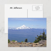 Mt. Jefferson van Black Butte Briefkaart (Voorkant / Achterkant)