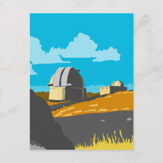 Mt John Observatory Lake Tekapo WPA Briefkaart