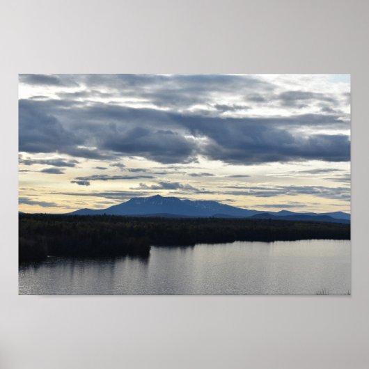 Mt. Katahdin; Aroostook County Maine Poster (Voorkant)