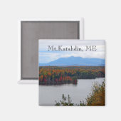 Mt. Katahdin in Herfst magneet (Voorkant / Achterkant)