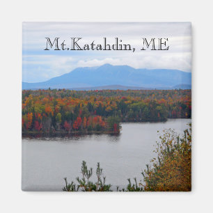 Mt. Katahdin in Herfst Magnet