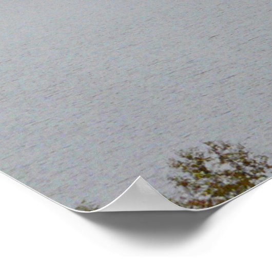 Mt. Katahdin in Herfst Poster (Hoek)