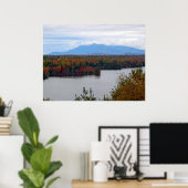 Mt. Katahdin in Herfst Poster (Thuiskantoor)
