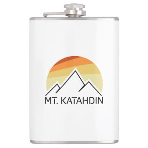 Mt. Katahdin Retro Heupfles