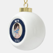 MT Keepomwille Ornament! Jouw foto! Keramische Bal Ornament (Rechts)