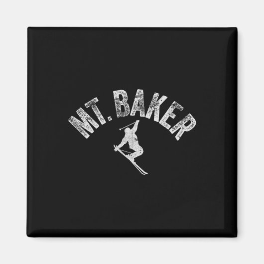Mt Ker Ski Mount Ker Washington Skien Cool Winter Magneet (Voorkant)
