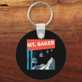 Mt. Ker Skien - Retro Mt. Ker Skien Sleutelhanger (Voorkant)