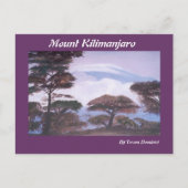 Mt. Kilimanjaro Briefkaart (Voorkant)