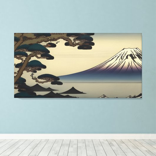 Mt Kilimanjaro Canvas Afdruk (Insitu (Houten vloer))