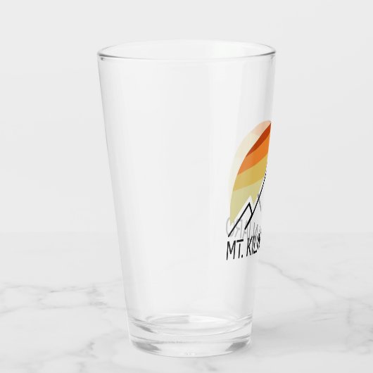 Mt. Kilimanjaro Retro Glas (Rechts)