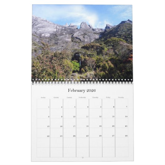 MT Kinabalu 2025 Kalender (Feb 2026)