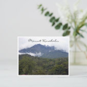 mt kinabalu afstand briefkaart (Staand voorkant)