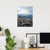 Mt Kinabalu hoog Poster (Thuiskantoor)