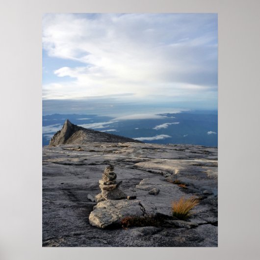 Mt Kinabalu hoog Poster (Voorkant)