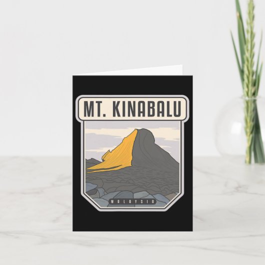 Mt. Kinabalu – Maleisië  Kaart (Voorkant)
