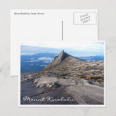 mt kinabalu natuur briefkaart (Voorkant / Achterkant)