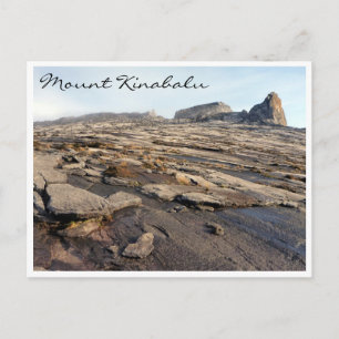 Mt Kinabalu rotsachtig Briefkaart