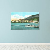 Mt Kineo House, Annex, Yacht Club Canvas Afdruk (Insitu (Houten vloer))