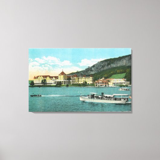 Mt Kineo House, Annex, Yacht Club Canvas Afdruk (Voorkant)