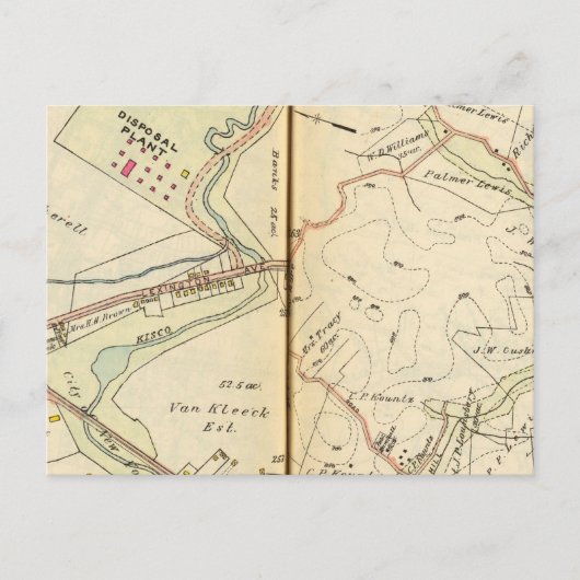 Mt. Kisco, New York 2 Briefkaart (Voorkant)