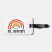 Mt. Lafayette New Hampshire Bagagelabel (Achterkant horizontaal)