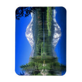 Mt. Lassen stijgt boven Manzanita Lake Magneet (Verticaal)