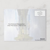 Mt. Lassen van het meer van Manzanita Briefkaart (Achterkant)