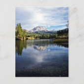 Mt. Lassen van het meer van Manzanita Briefkaart (Voorkant)