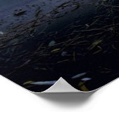 Mt. Lassen van het meer van Manzanita Poster (Hoek)