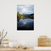 Mt. Lassen van het meer van Manzanita Poster (Keuken)