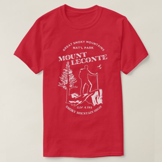 Mt Leconte Great Smoky Mountains Classic T-shirt (Design voorkant)