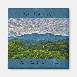 Mt. LeConte, Great Smoky Mountains-fotomagneet Magneet
