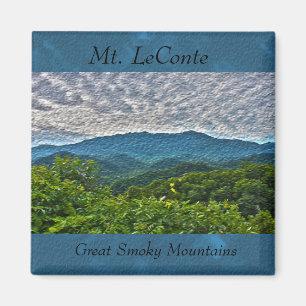 Mt. LeConte, Great Smoky Mountains-fotomagneet Magneet
