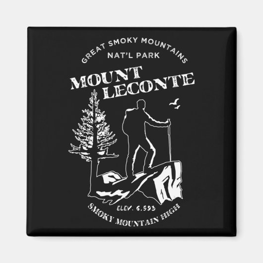 Mt Leconte Great Smoky Mountains Magneet (Voorkant)
