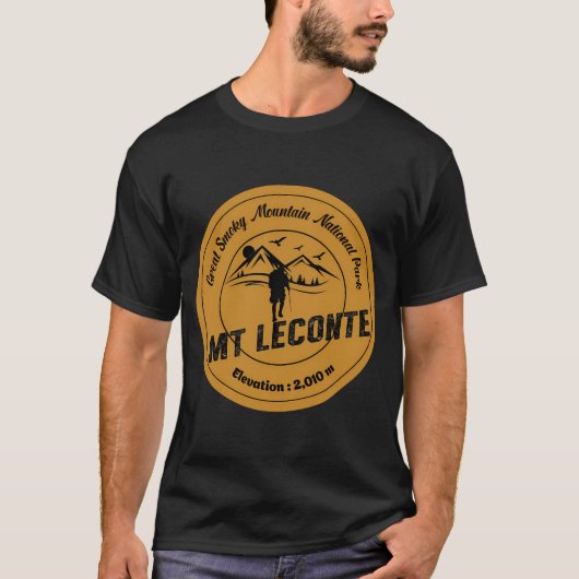 Mt Leconte Great Smoky Mountains T-shirt (Voorkant)